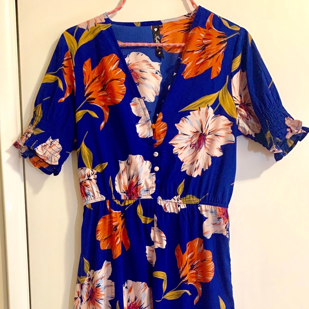 ASOS Blue Maxi Dress Elegant and Flowing